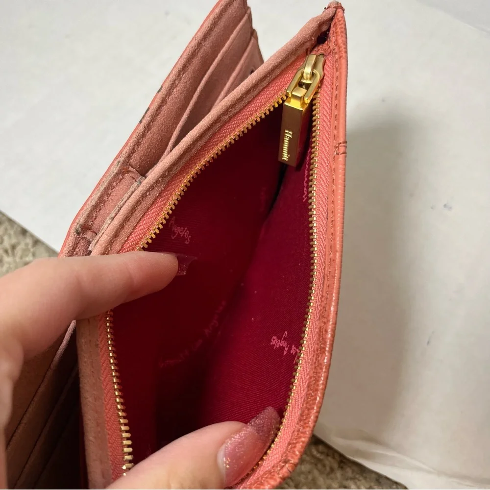 Hammitt 110 North Wallet Redwood North Lizard Leather Hardware